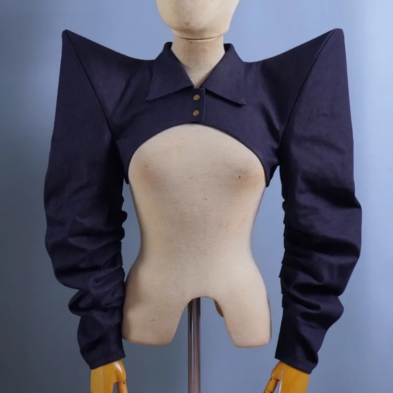 De Vil Cropped Bolero front view